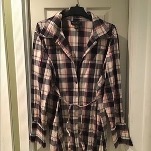 WOMEN’S PLAID LONG SLEEVE SHIRT SZ 20